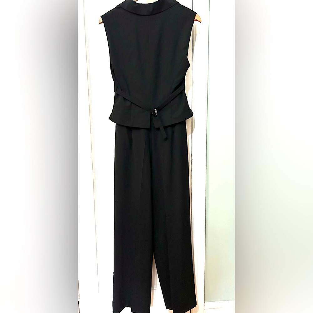 NWT Zara women’s Pants Suit black with sleeveless double breasted top Sz M - Picture 2 of 7
